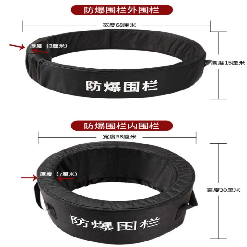 安保器材反恐装备 内围栏+外围栏(不含防爆毯)