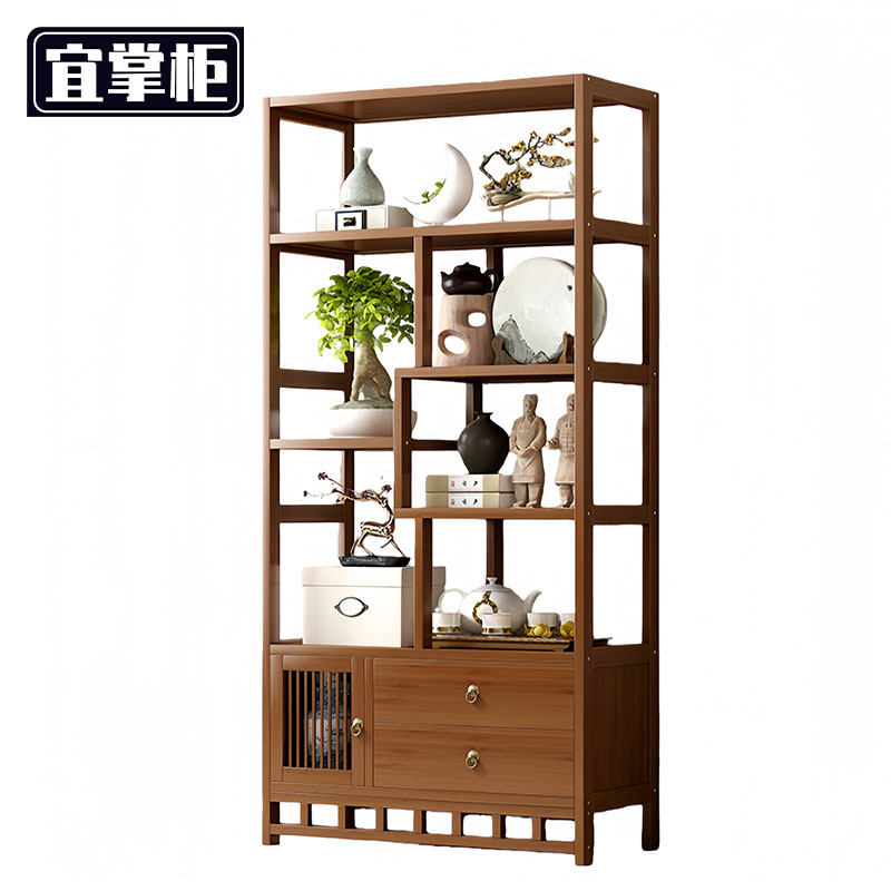 宜掌柜 书架 展示架 木质书架80*25*175cm个