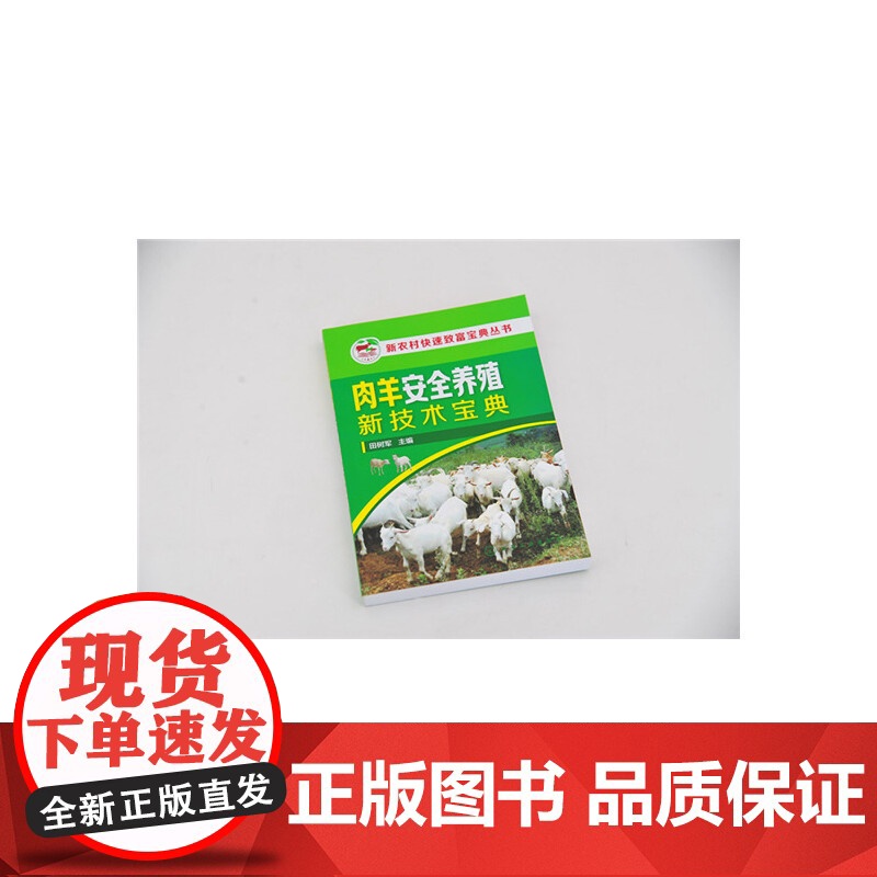 新农村快速致富宝典丛书--肉羊安全养殖新技术宝典 田树军 化学工业出版社 正版书籍高清大图