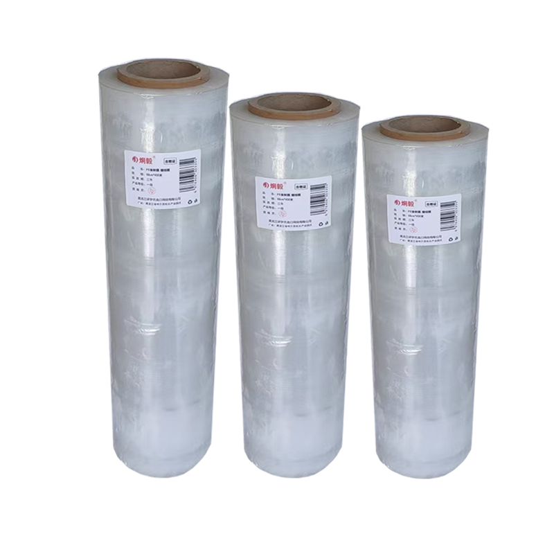 炯毅 保鲜膜缠绕膜工业打包膜保鲜膜 PE保鲜膜 缠绕膜 40cm*300米 卷高清大图