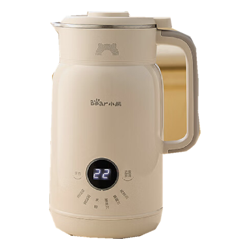 小熊(Bear)豆浆机 小型家用降噪豆浆机多功能自动清洗0.6L豆浆机DJJ-H05E3高清大图