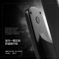 蒂丰德智能锁指纹锁密码锁电子锁家用防盗门大门锁刷卡磁卡锁门禁锁伯爵灰