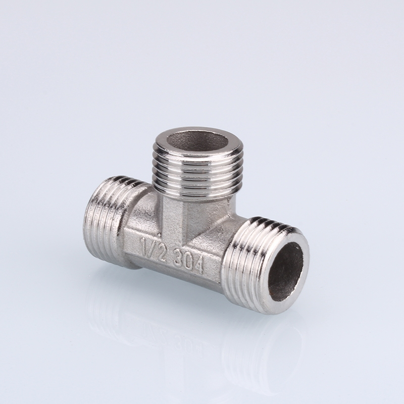 古达不锈钢接头内丝直接内外丝对丝三通弯头6分转4分变径水暖水管配件