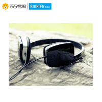 Edifier/漫步者 K680电脑头戴式耳麦带话筒音乐3.5mm插孔有线耳机 高光黑