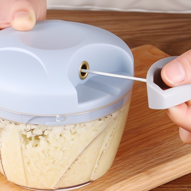 古达家用蒜泥器手动打捣蒜泥切压蒜末搅大蒜搅碎机拉蒜蓉小手拉式3