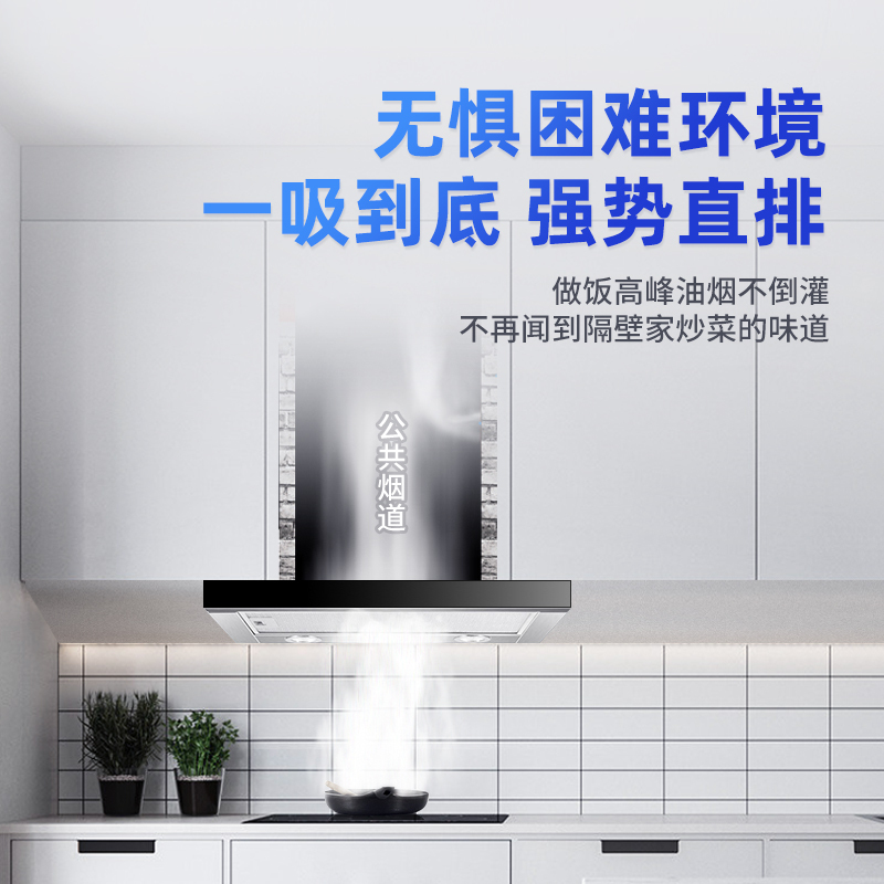 爱德(aide) 抽油烟机抽拉式隐藏式600mm小尺寸欧式顶吸式公寓出租房酒店家用小户型烟机单烟机10立方大吸力小型T型