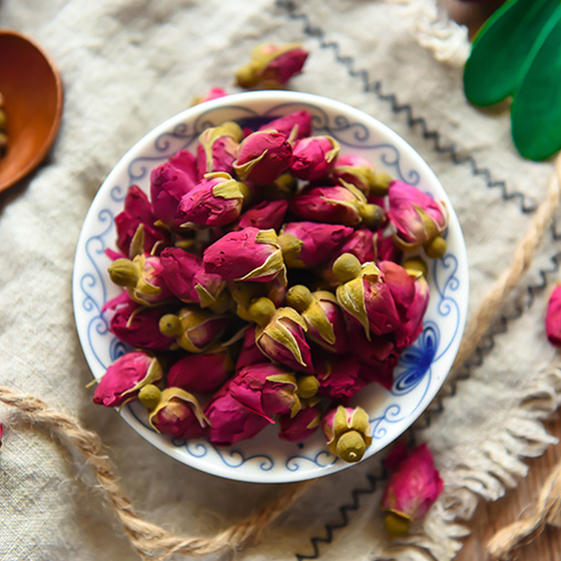 善循力 天然玫瑰花茶500g散装袋装无硫干玫瑰花茶叶新花草茶 包邮