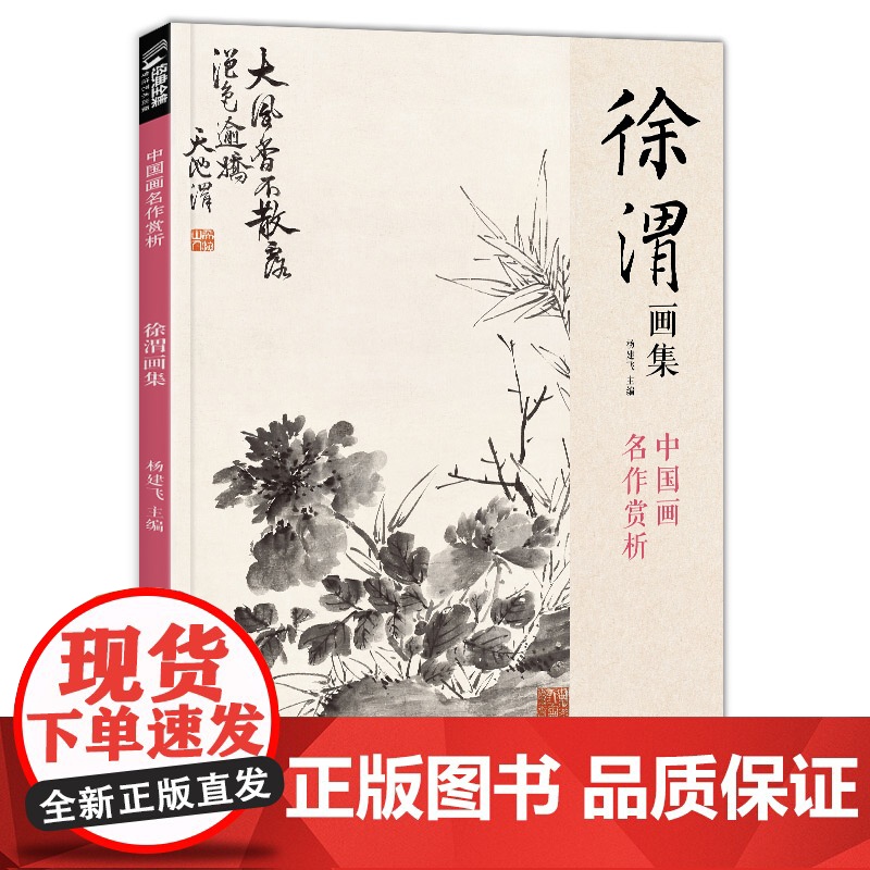 经典全集徐渭画集8开中国画临摹画册书籍写意泼墨水墨国画杂花图