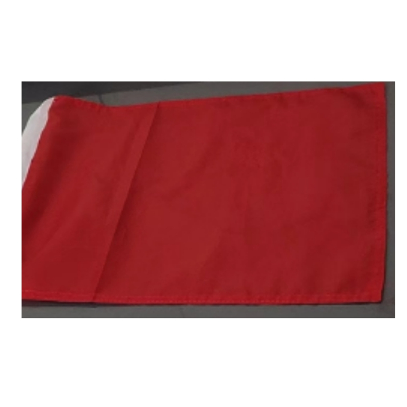 纯红旗-带杆120*80cm 杆120cm长