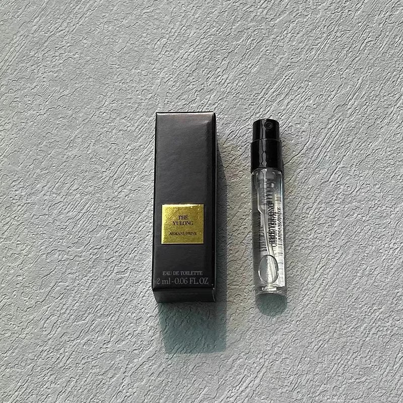 [香港直邮]阿玛尼高定私藏香水原装试管小样阿玛尼玉龙茶香2ml带喷头带盒