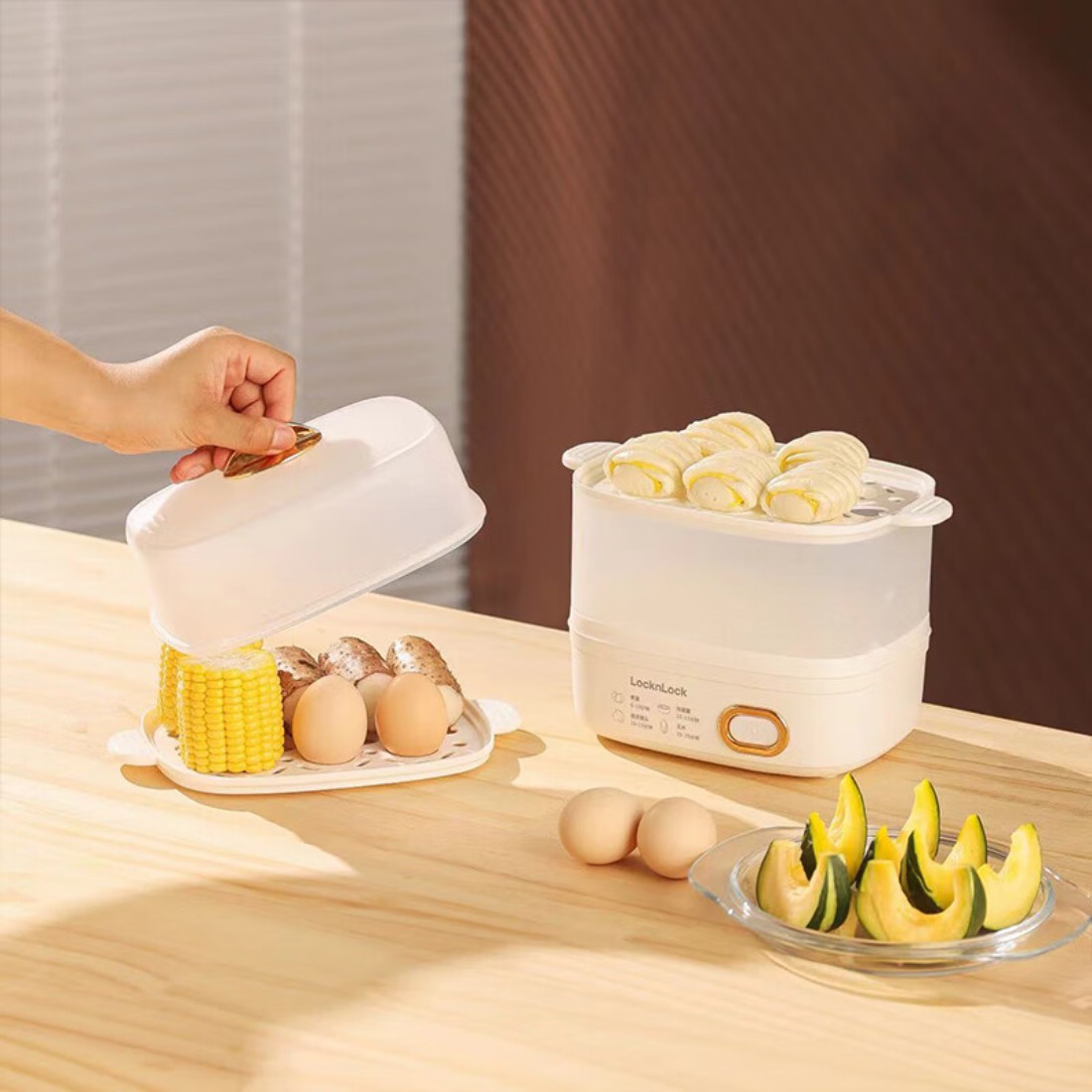 乐扣乐扣煮蛋器 EJE3225WHT高清大图