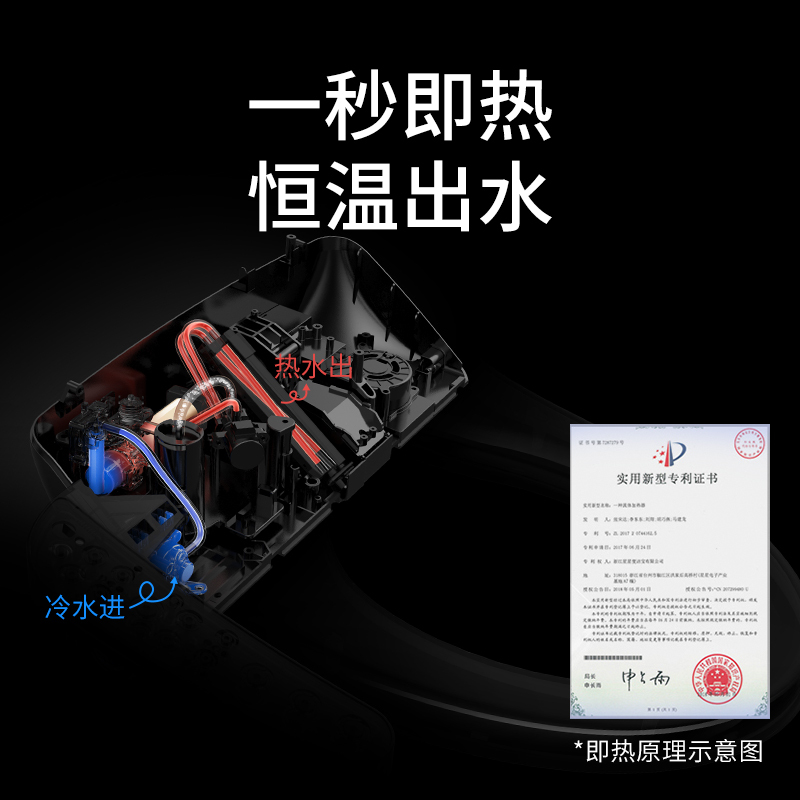 便洁宝(BJB)智能马桶盖 X1家用全自动轻薄遥控款马桶盖 带烘干专业洗护 洁身器