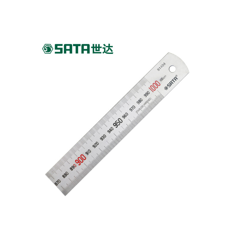 世达 钢直尺 91404 1000MM高清大图