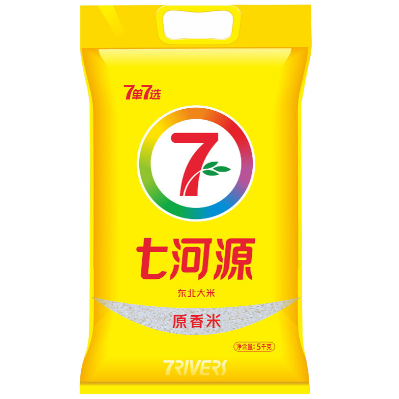 七河源 原香米5kg 东北当季新米 长粒香米