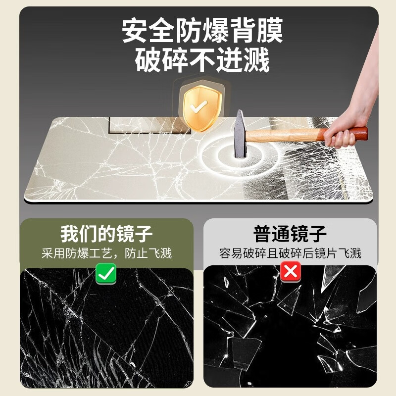 驰百伦实木全身镜卧室穿衣镜家用落地镜服装店试衣镜挂墙镜子155*45胡高清大图
