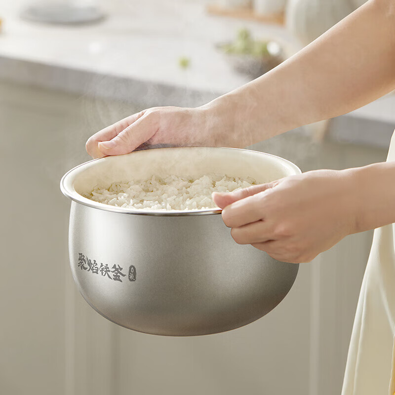 小熊(Bear)电饭煲 小家用多功能智能防溢预约柴火饭2-5人迷你米饭锅红色 DFB-P30F5 3L高清大图