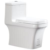 法恩莎卫浴家用马桶卫生间抽水坐便器方形节水虹吸式座便器FB1697（坑距联系客服备注）