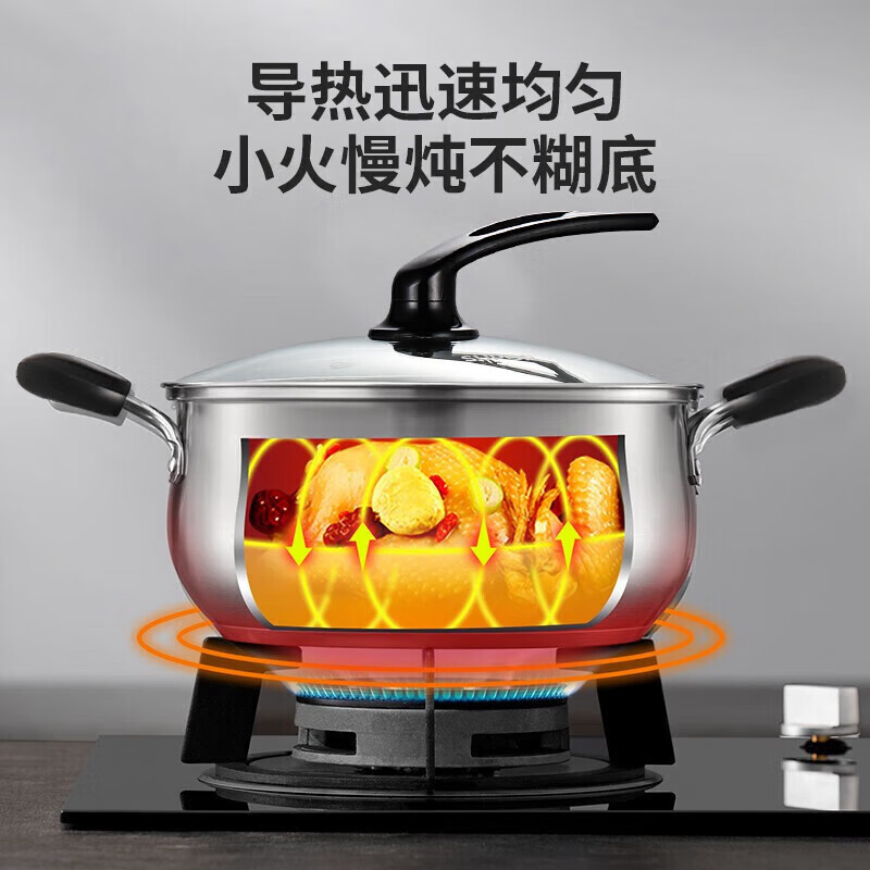 苏泊尔不锈钢 VT20HS01汤锅高清大图