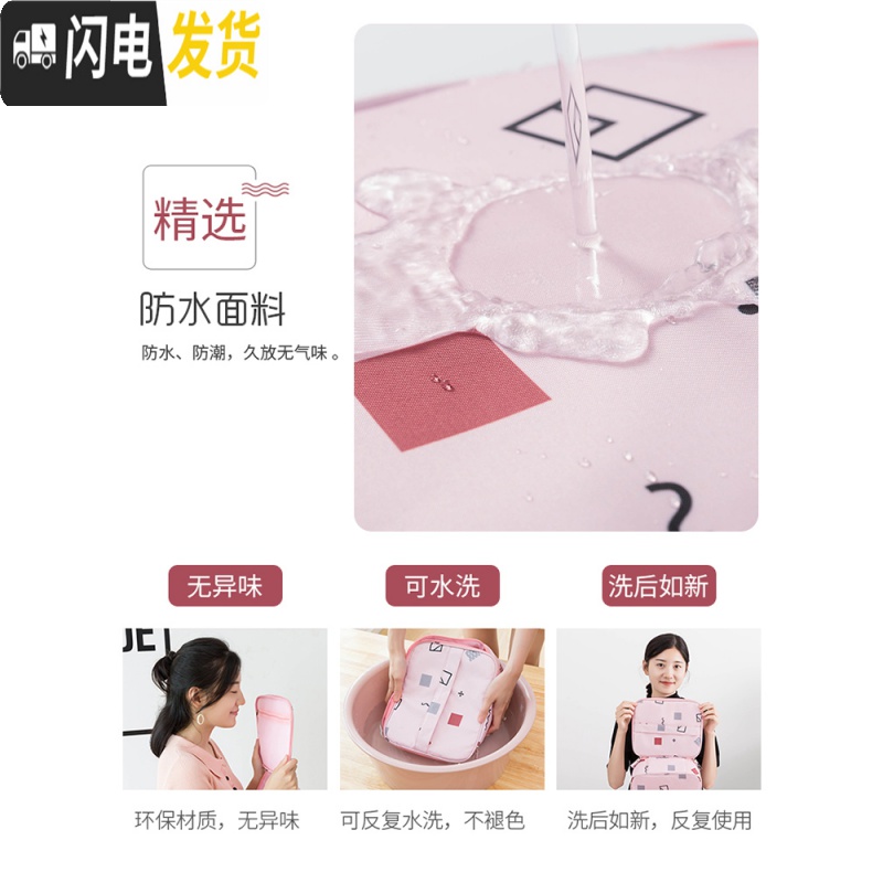 三维工匠网红ins风化妆包女随身便携大容量收纳箱手提透明超火防水洗漱包收纳包高清大图