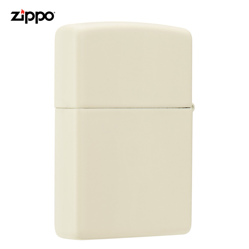 Zippo打火机美国进口之宝防风打火机芝宝白色216-C-000004日式和风