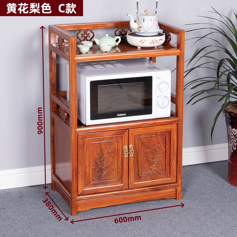 锦北 茶水柜餐边柜小型沙发边柜储物柜茶叶收纳存放柜木制茶柜 C款