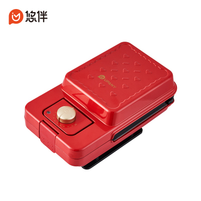 悠伴(Upany)三明治轻食早餐机神器家用小型多功能加热吐司压烤机华夫饼机YB-BM01