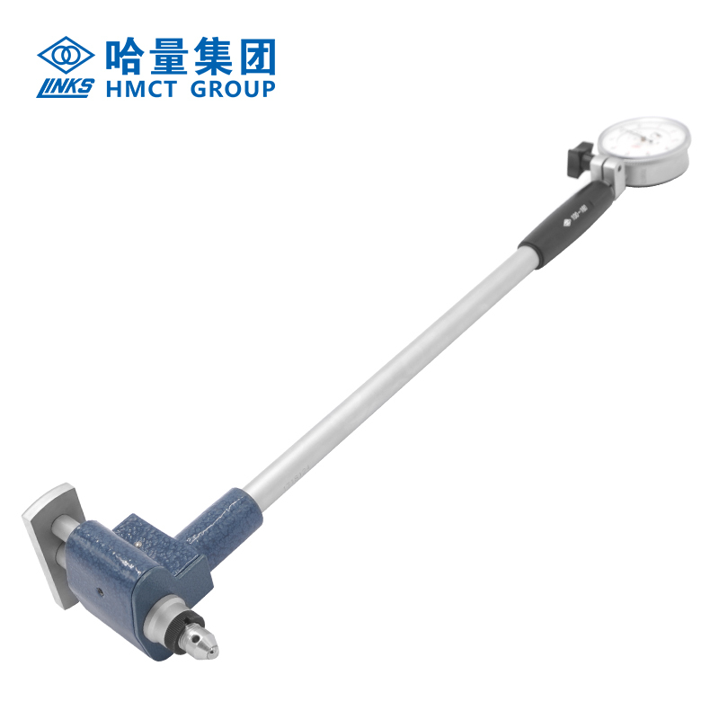 哈量连环内径百分表量表测缸规量缸表护桥式18-35_0-10_0.01mm 1级