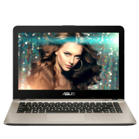 ASUS/华硕顽石X441MB 四核N4100 8G 128G固态+500G GDDR5 2G独显 14英寸娱乐影音学习办公轻薄本学生本游戏本笔记本电脑 定制版 黑色
