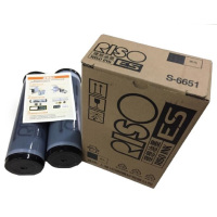 理想(RISO) S-6651 ES黑油墨 速印一体机油墨 (黑色)2支/盒