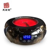 友茗堂YL-1001 电陶炉 日式大漆触控式4档 茶炉 家用 煮茶 炉 迷你 小电磁炉 煮茶器 电茶炉 烧水炉