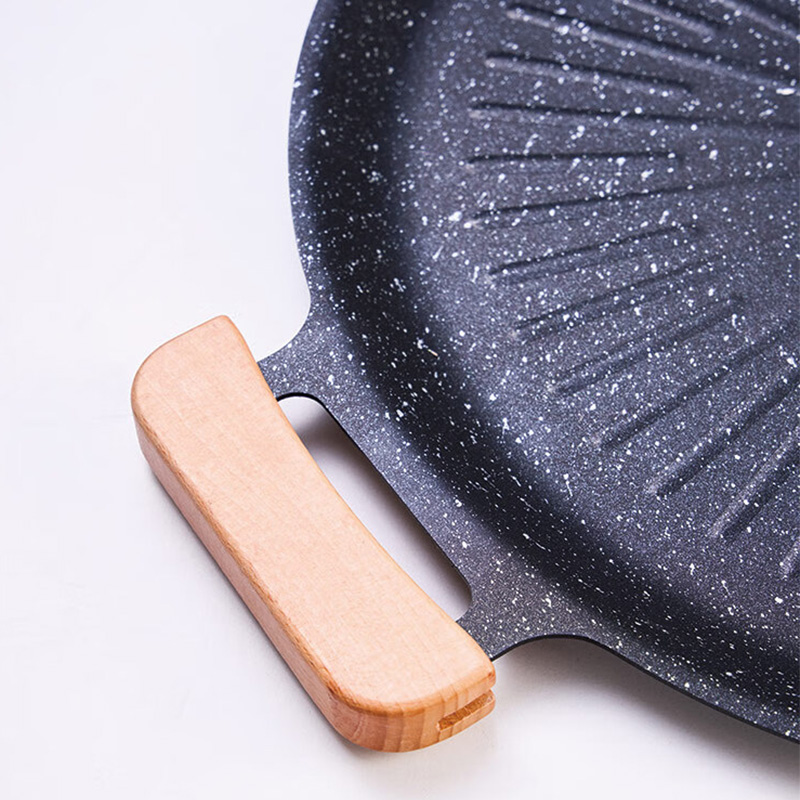 尚烤佳煎烤盘28cm外高内低均匀导热光滑易清洁宴享款SKJ-442高清大图