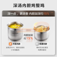美的(Midea)电压力锅MY-E5924G压力锅5L家用0涂层钢胆高压锅大屏触控智能预约双胆电饭煲3-6人多功能压力煲