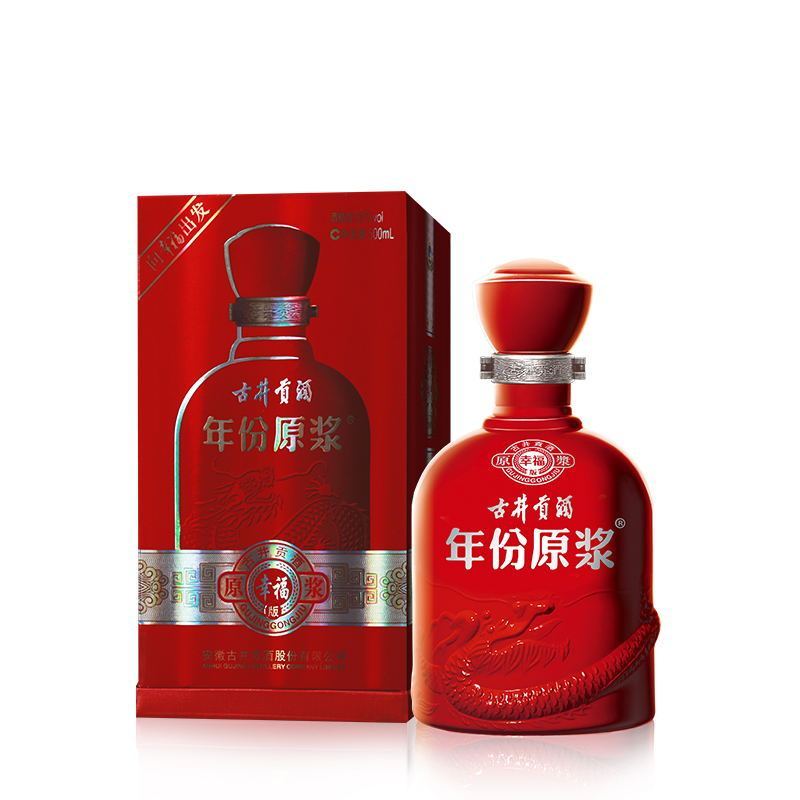 古井贡牌 古井贡酒 年份原浆 幸福 50度 500ml*6瓶 整箱装 浓香型白酒