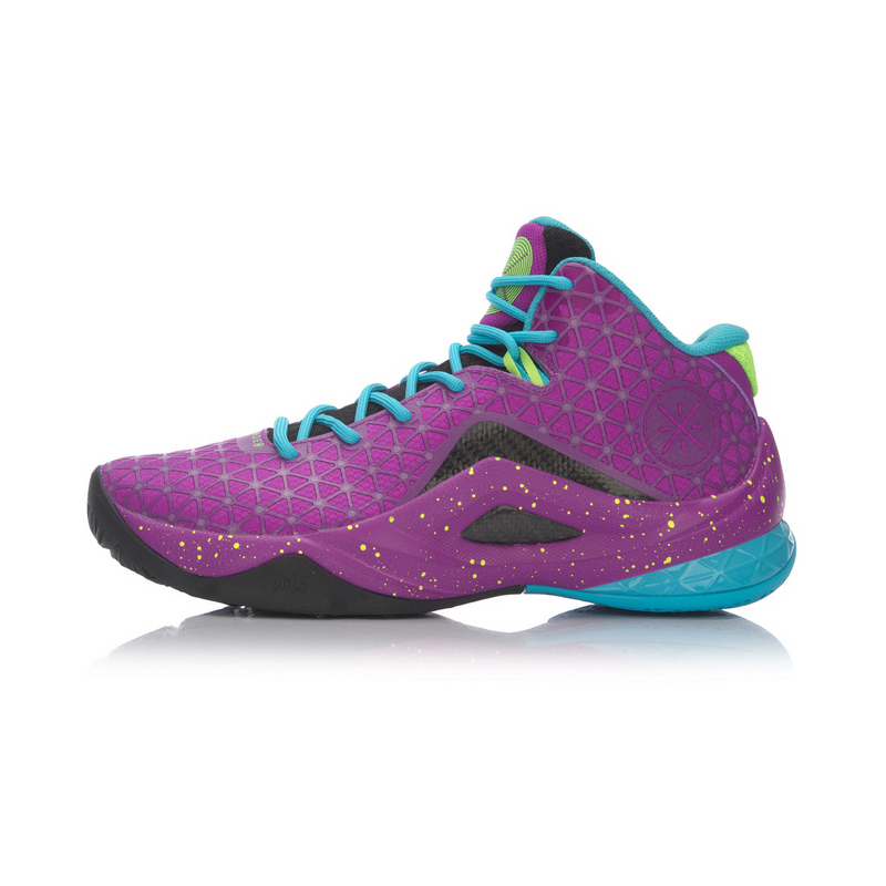 李宁(LI-NING)17春秋篮球鞋男鞋德队尚高帮减震耐磨篮球鞋ABAM011