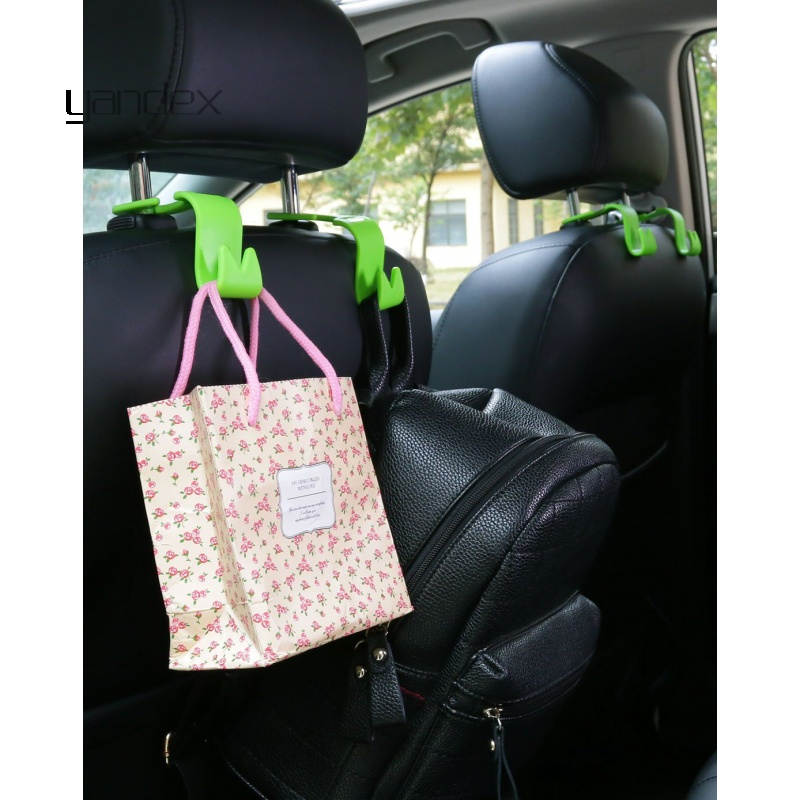 适用于 汽车头枕架用挂物架耐承重买菜雨伞置物架4只装 头枕挂钩