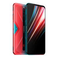 [新品发售]努比亚(nubia) 红魔5G 电竞游戏手机 全网通 12GB+256GB 赛博霓红 移动联通电信5G手机 骁龙865 144Hz屏幕刷新率 内置风扇散热 双卡游戏手机