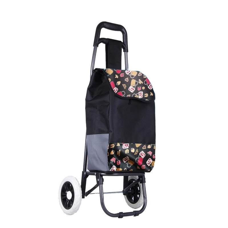 老人购物车可折叠买菜小拉车家用爬楼梯轻便不锈钢菜篮子拖车手推