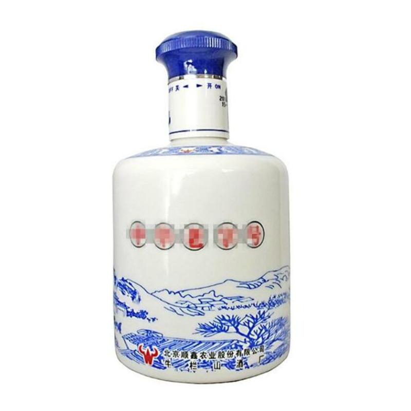牛栏山二锅头清香型白酒 52度 蓝瓷珍品二十年 450ML*6瓶 箱装