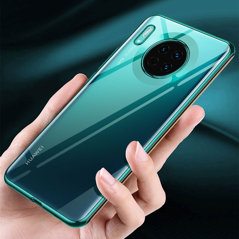 KONEL 华为mate40pro/Pro+手机壳mate30pro保护套轻薄透明硅胶保护套全包防摔网红壳5G挂绳电镀高清大图