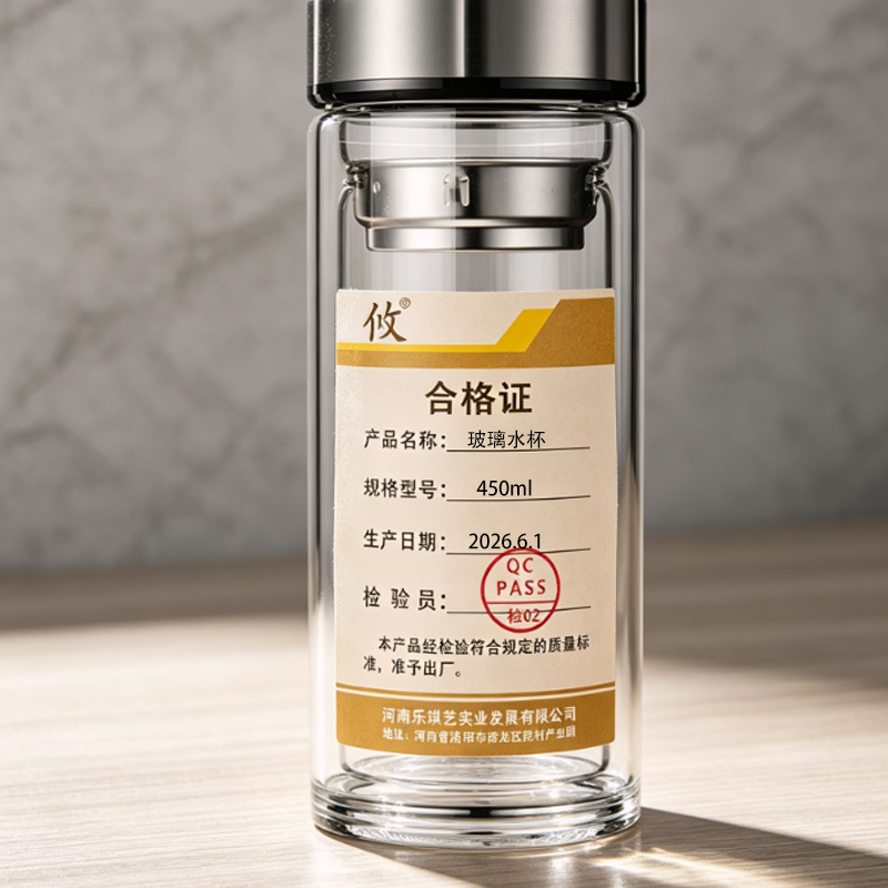 攸玻璃水杯450ml个高清大图