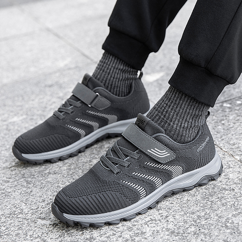 正品张凯丽正品得知足力健身体老人鞋男特价款官方旗舰店秋冬季爸爸鞋