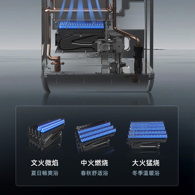 美菱 JSQ23-MR-PS212G(含安装人工) 燃气热水器 12升 二级效能 家用燃气热水器恒温 开机安全自检