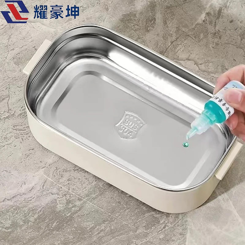 耀豪坤户外野餐用304不锈钢三层保温饭盒+保温袋LTP-7/个高清大图