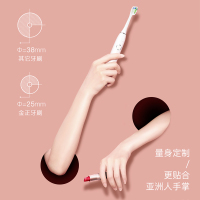 金正(NiNTAUS)声波电动牙刷白色 IPX7级防水 杜邦刷毛 五大智能模式智能压力感应感应式充电智能换区JZ-X5B