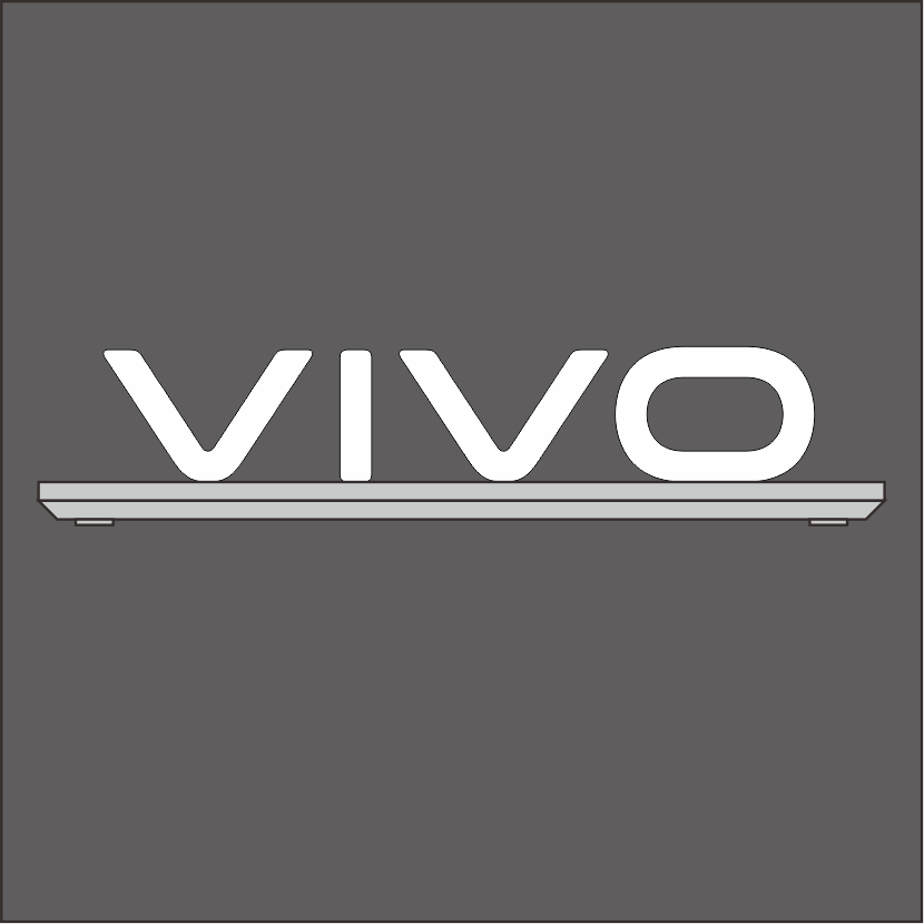 vivo 3C展台 树脂发光字（含底座） 百和仕高清大图