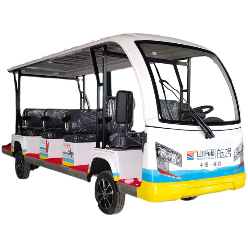 婉晨 电动观光车电动巡逻物业保安四轮车楼盘小区看房车旅游景区观光