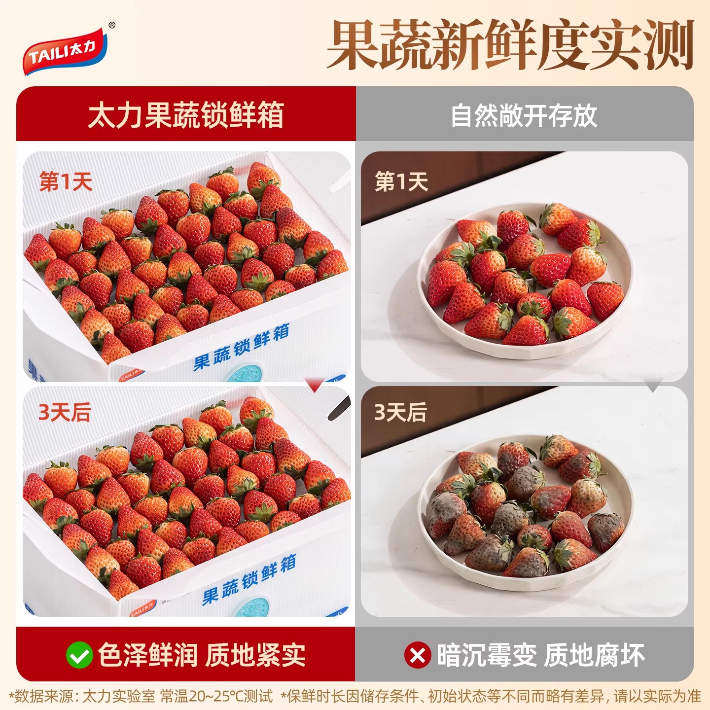 太力TAILI创意家居整理神器面条收纳盒冰箱收纳保鲜盒食品级杂粮盒高清大图