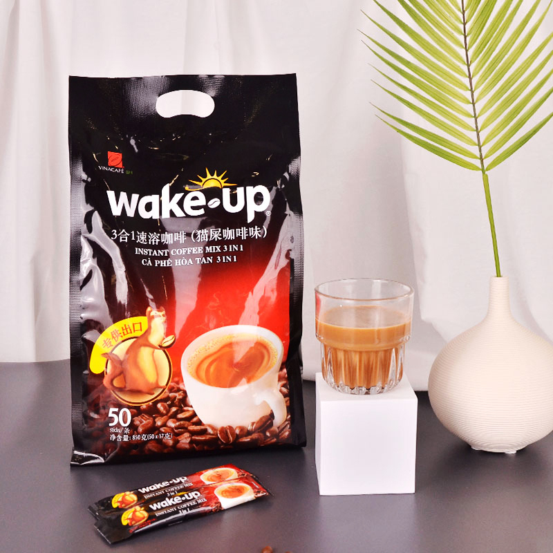 (散装)威拿咖啡17g*20条越南原装进口wake up味客速溶袋装