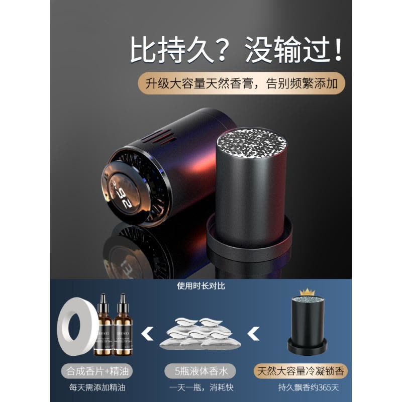 [补贴10%]车载香水香氛汽车用摆件高档女持久淡香香薰档次香膏男士专用车内图片