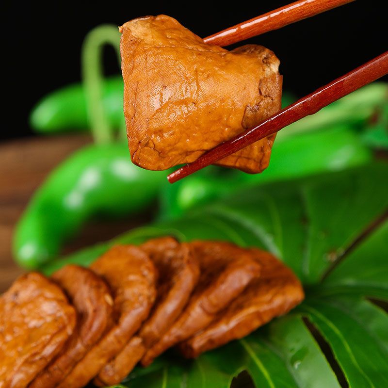 安徽特产豆干臭豆腐臭干子香干子茶干即食炒菜凉拌水阳手工豆制品